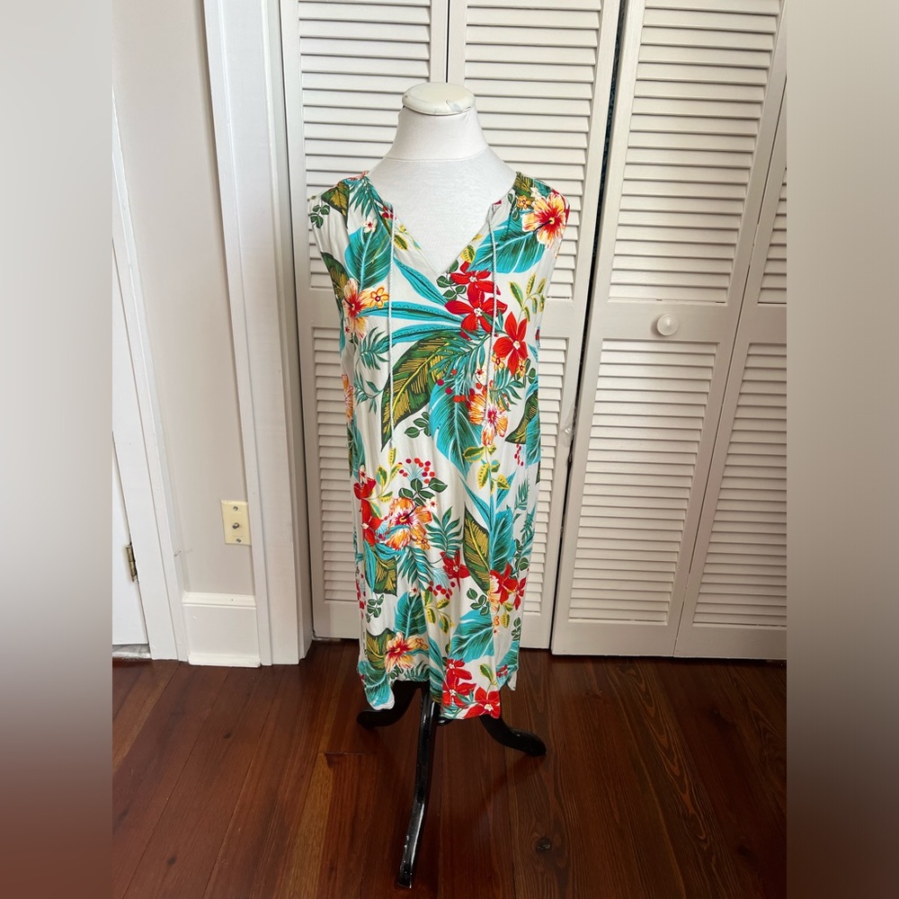 Beach Lunch Lounge sleeveless beach dress Size L